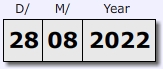 actualization date