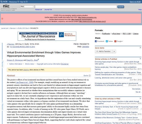 NCBI_Hippocampal-Associated Memory